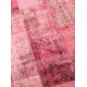 Pink Handmade Patchwork Carpet